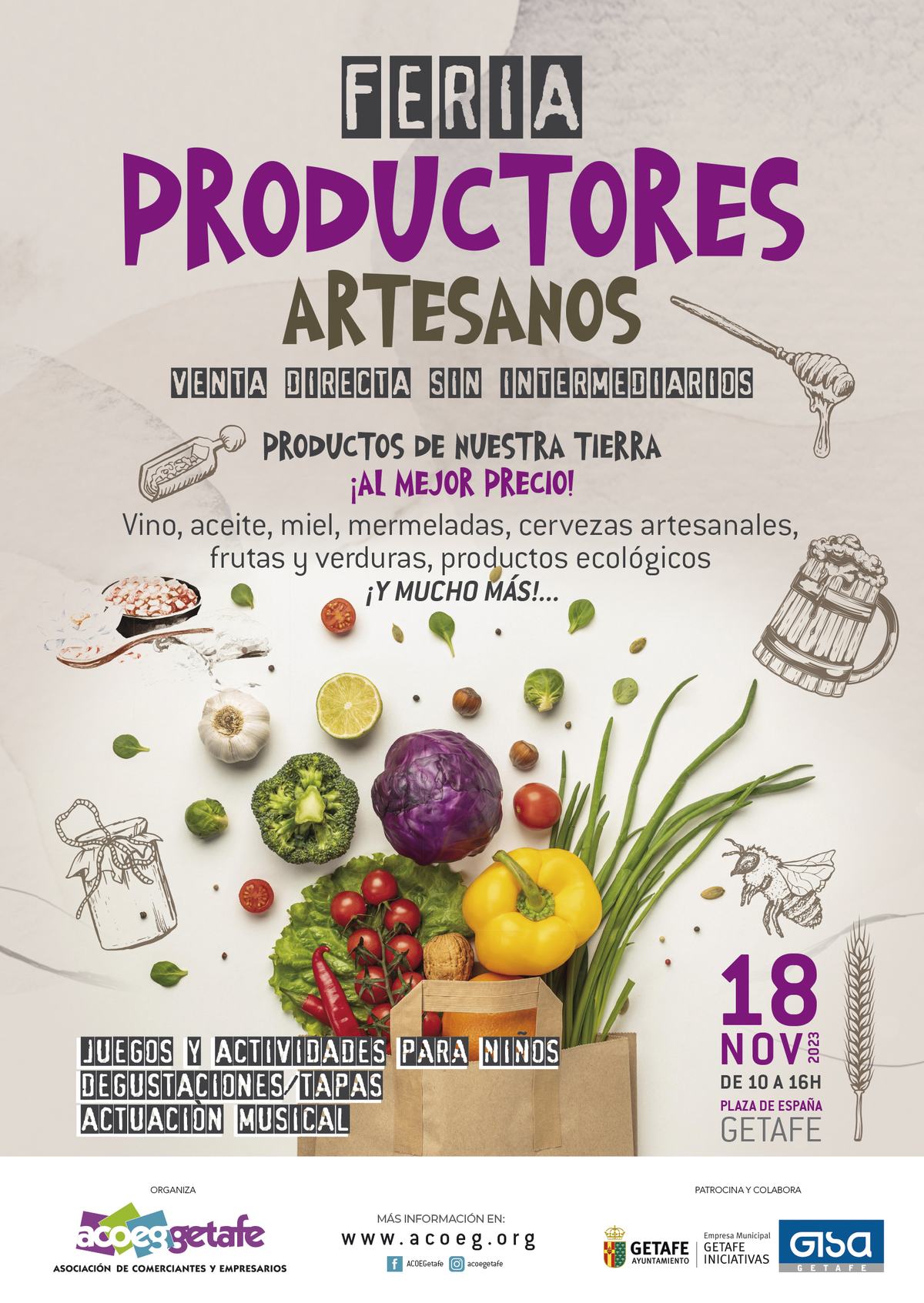 FERIA DE PRODUCTORES Y ARTESANOS GETAFE 2023