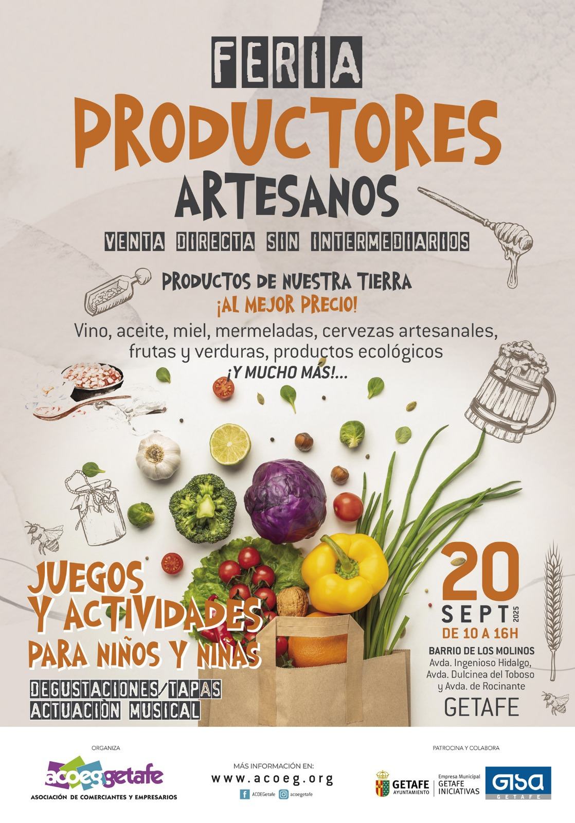 FERIA DE PRODUCTORES Y ARTESANOS 20 SEPTIEMBRE 2025