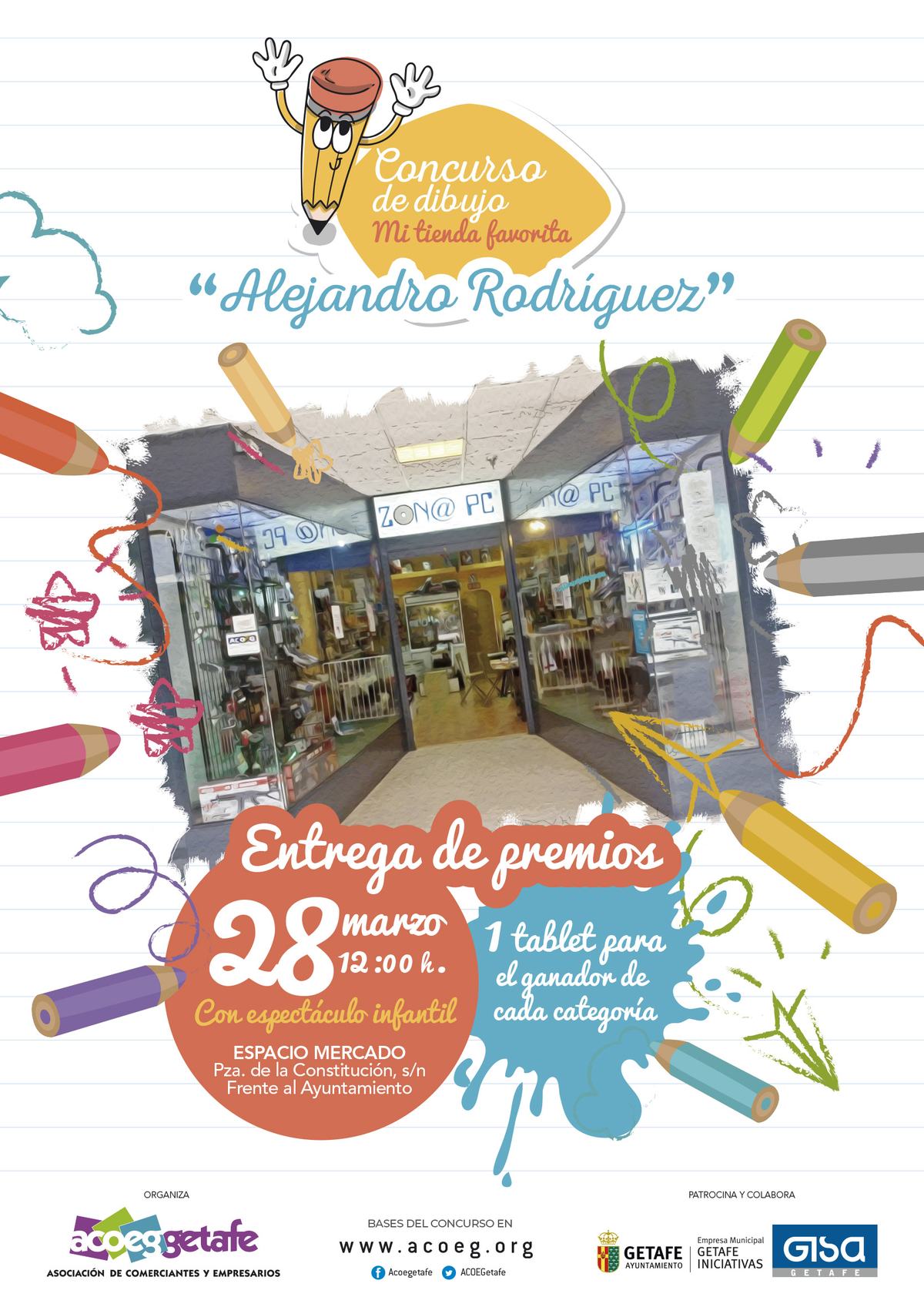 V CONCURSO DE DIBUJO MI TIENDA FAVORITA » ALEJANDRO RODRÍGUEZ» 2020